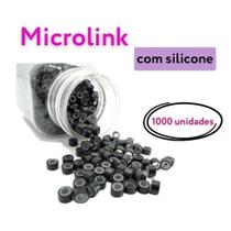 Microlink revestido com silicone c/1000 preto