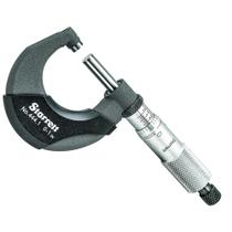 Micrômetro Externo capacidade de 0-25 mm exatidão de 0,002 mm - Starrett