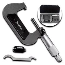 Micrometro Mecânico 0-25mm + Maleta Estojo Mtx