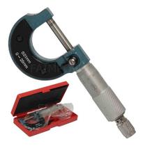 Micrometro Para Milimetro Analogico Externo 0 A 25mm Estojo - Micrometro Analogico Externo