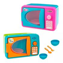 Microondas Brinquedo Luz Som Infantil Mini Cozinha Forno