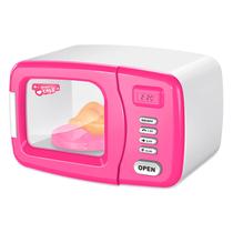 Microondas Cozinha Infantil Com Luz Prato Giratório Mania De Casa Dm Toys