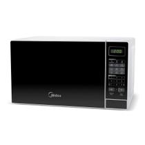 Microondas Midea 20L com Função Tira Odor e ECO Branco e Preto 127V MRAS21