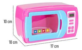 Microondas Miniatura De Brinquedo Infantil Menina Rosa Microondas Miniatura De Brinquedo Infantil Menina Rosa