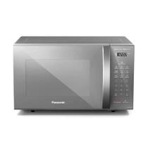 Microondas Panasonic Dupla Refeição 27L 220V 800W Antibacteria AG Antiaderente Prata - NN-ST55LMRU