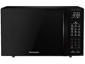 Microondas Panasonic Dupla Refeição 34L Black Glass NN-ST66NBRU