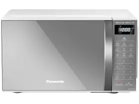 Microondas Panasonic Tecnologia Pega Fácil 21L Branco Espelhado - NN-ST27LWRU