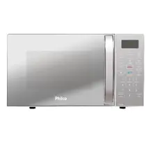 MicroOndas Philco Espelhado e Branco 20L 127V PMO23E