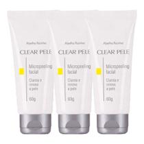Micropeeling Facial Clear Pele ação CLAREADORA (3 unidades)