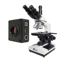 Microscopio Basic Trinocular Acromatico + Camera Digital 28Mp (Kasvi)