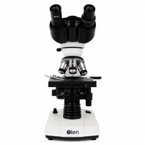 Microscópio Binocular 40x 1600x Starter Branco 127/220v K55 BSA KASVI LED Bivolt Automático