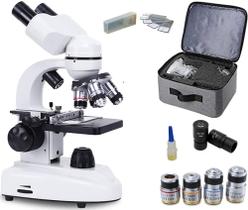 Microscópio Binocular Biológico Estudo Pesquisa - Eqip Cell