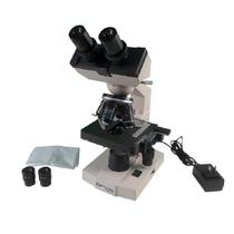 Microscópio Biológico Binocular com Ampliação de 40x até 1600x (opcional até 2000X), Iluminação LED Microscópio Biológico Binocular com Ampliação de 40x até 1600x (opcional até 2000X), Iluminação LED