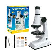 Microscópio Brinquedo Didático Infantil Ciência Amplia 1200x