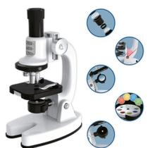 Microscopio cientifico ampliação 60x 120x brinquedo -dm toys