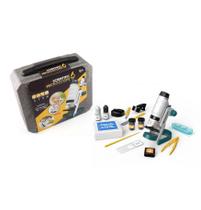 Microscópio Cientifico Educativo Portátil 60x 120x Com Case