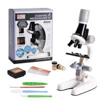 Microscópio Científico Infantil (Science Experiment) com Zoom Led 1200x e Acessórios Microscópio Científico Infantil (Science Experiment) com Zoom Led 1200x e Acessórios