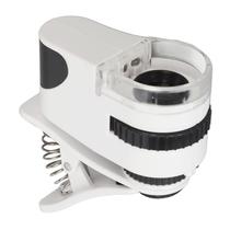 Microscópio Clip On Demeras 50X Zoom com 2 níveis de brilho
