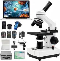 Microscópio Composto 40x-1000x com Oculares WF10x e WF25x Microscópio Composto 40x-1000x com Oculares WF10x e WF25x