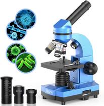 Microscópio composto Emarth 40X-1000X para crianças com kit de 52 peças Microscópio composto Emarth 40X-1000X para crianças com kit de 52 peças