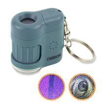 Microscópio de bolso Carson MicroMini 20x com lanterna UV e LED