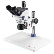 Microscópio de solda Kaisi TX-350E Trinocular 7-50X Zoom