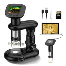 Microscópio DIGIEVO D-MS1 digital portátil 1000X para crianças de 8 a 12 anos