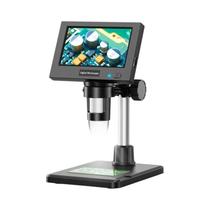 Microscópio Digital 1000X 1080P 43 LCD USB Lupa De Moeda Com 8 LEDs Ajustáveis para Reparo