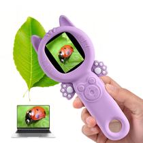 Microscopio Digital de Bolsillo URMMIY para Niños 500X con Cámaras Dobles Microscopio Digital de Bolsillo URMMIY para Niños 500X con Cámaras Dobles