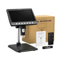 Microscópio Digital De Moeda De 7 Polegadas IPS 5MP 50X-1200X Lupa Com Suporte Para Reparo De
