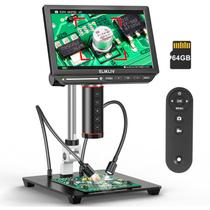Microscópio digital Elikliv EM4K-AF 4K 52MP HDMI 10 Stand 64GB