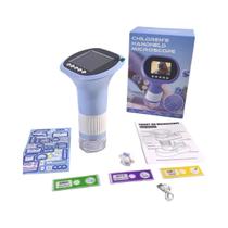 Microscópio Digital Infantil 1000X Portátil Com Luz LED Kit De Ciência STEM Brinquedo Educacional