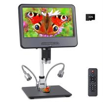 Microscópio digital Koolertron 10.1IPS LCD 1080P 260x Magnif
