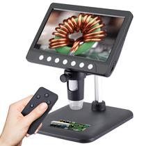 Microscópio digital Koolertron 330 1080P 1200X com tela de 7 polegadas