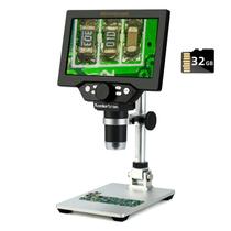 Microscópio digital Koolertron 7 LCD com ampliação de 12MP 1-1200X