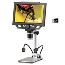 Microscópio digital Koolertron LCD de 9 polegadas 12MP 1600X 1080P