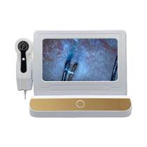 Microscópio Digital LCD De 10 Polegadas Para Análise De Cabelo E Pele, Lupa De 50 a 200X Para Teste