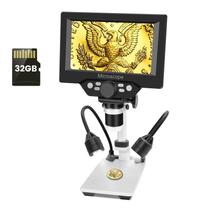 Microscópio Digital Micsci 1000X com Tela LCD de 5,5" e 32GB - 1080P