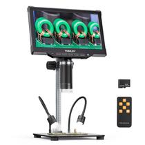 Microscópio Digital TOMLOV DM10 10,1" 1200X 16MP com Tela LCD