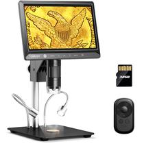 Microscópio digital TOMLOV DM702 LCD de 10,1" 1300x com luz