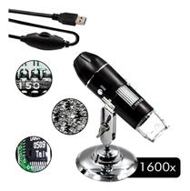 Microscópio Digital Usb Zoom 1600X Camera 2.0Mp Profissional Microscópio Digital Usb Zoom 1600X Camera 2.0Mp Profissional