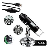 Microscópio Digital Usb Zoom 1600X Camera 2.0Mp Profissional Microscópio Digital Usb Zoom 1600X Camera 2.0Mp Profissional