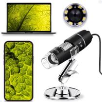Microscópio Digital Usb Zoom Câmera Lente 1600x Celular Note Microscópio Digital Usb Zoom Câmera Lente 1600x Celular Note