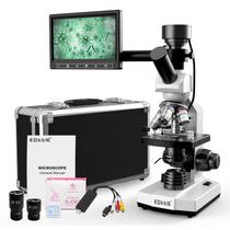 Microscópio EDKKIE 40X-2500X com tela LCD de 7"