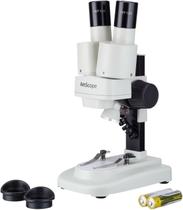 Microscópio Estéreo Binocular Infantil AmScope 10X-20X com LED