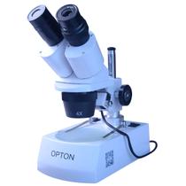 Microscópio Estereoscópico Binocular Educacional com Aumento de 10x a 80x