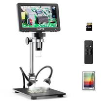 Microscópio Hayve 1200X 16MP HDMI com tela IPS de 7"+32GB Microscópio Hayve 1200X 16MP HDMI com tela IPS de 7"+32GB