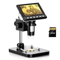 Microscópio Hayve DM7 1000X com ampliação de 4,3", tela IPS Microscópio Hayve DM7 1000X com ampliação de 4,3", tela IPS