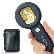 Microscópio Hideal HP30 100X USB com lupa digital