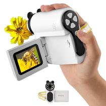 Microscópio Hideal HP60 2" portátil para crianças 3 em 1 branco